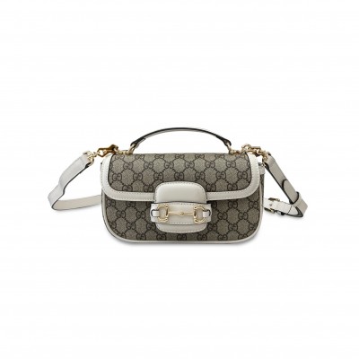 GUCCI HORSEBIT 1955 SOFT SMALL TOP HANDLE BAG  ‎815206 (22.6*12.7*5.6cm)